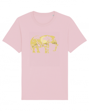 Elephant Forest Cotton Pink