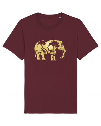 Elephant Forest Burgundy