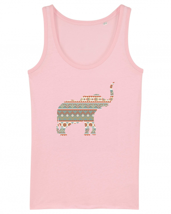 Ceramic Elephant Cotton Pink