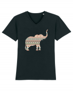 Ceramic Elephant Tricou mânecă scurtă guler V Bărbat Presenter