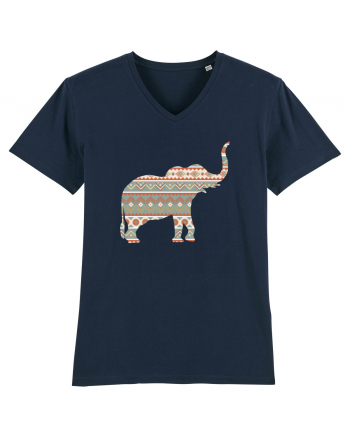 Ceramic Elephant French Navy