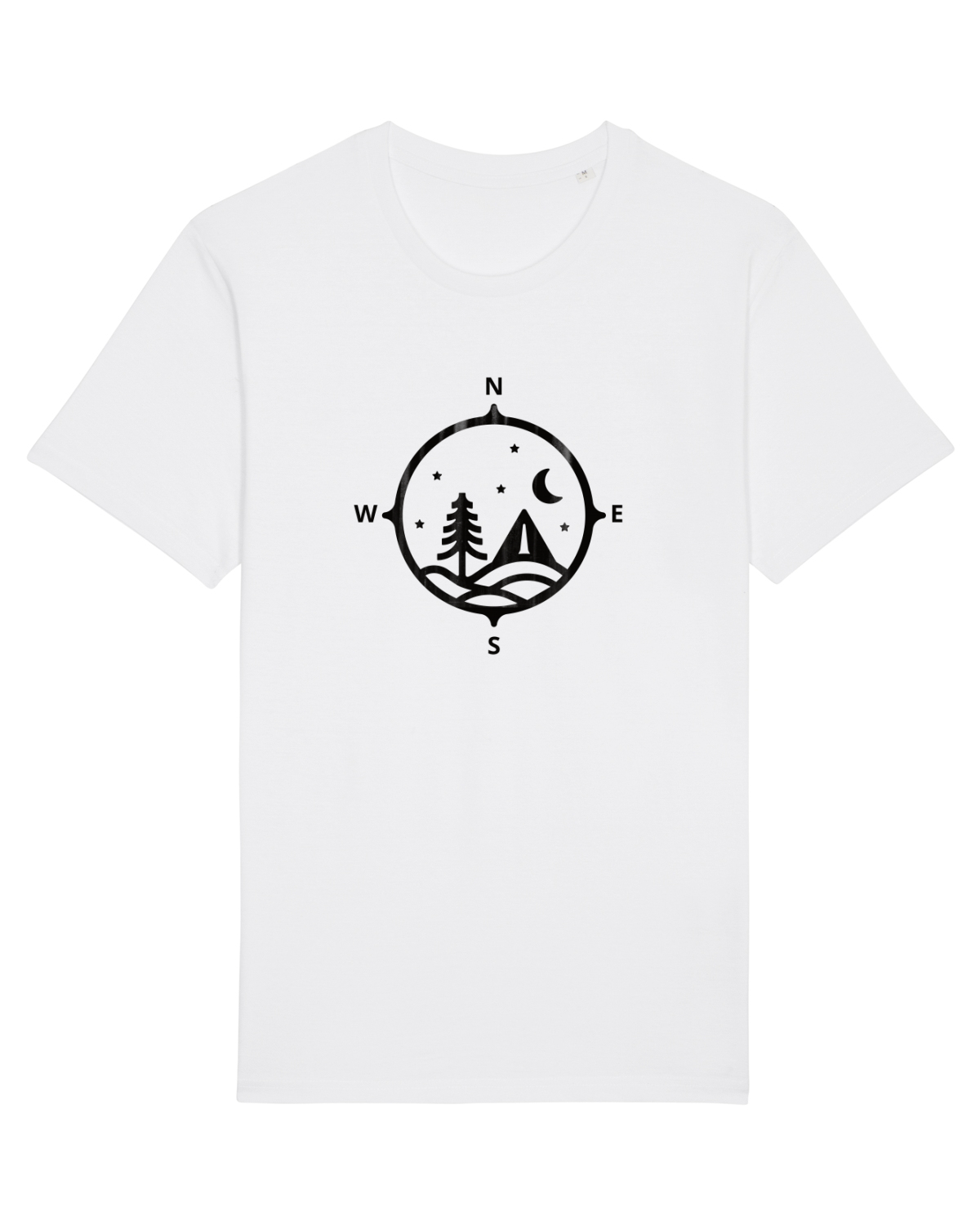 Tricou mânecă scurtă Unisex Rocker White
