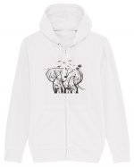 Elephant Tree Hanorac cu fermoar Unisex Connector