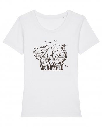 Elephant Tree White