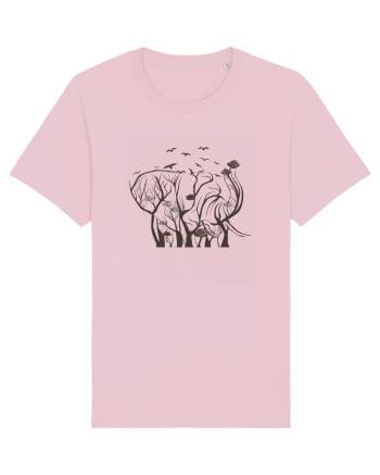 Elephant Tree Cotton Pink