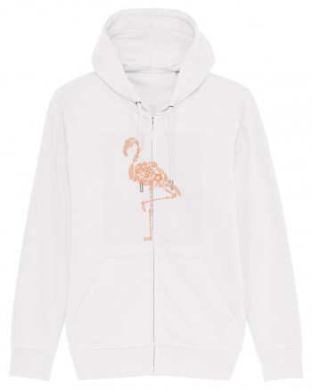 Flower Flamingo White