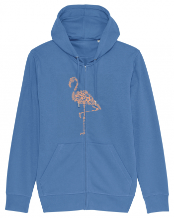 Flower Flamingo Bright Blue