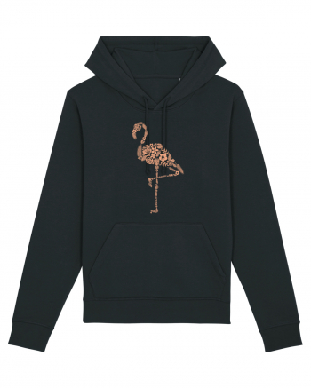 Flower Flamingo Black