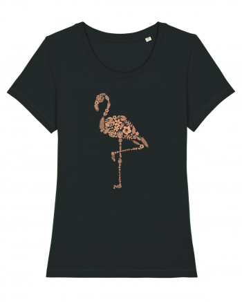 Flower Flamingo Black