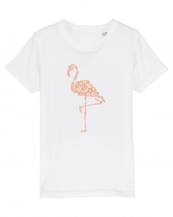 Flower Flamingo White