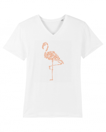 Flower Flamingo White