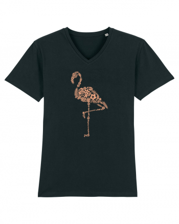 Flower Flamingo Black