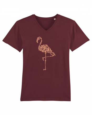 Flower Flamingo Burgundy