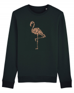 Flower Flamingo Bluză mânecă lungă Unisex Rise