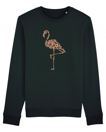 Flower Flamingo Black