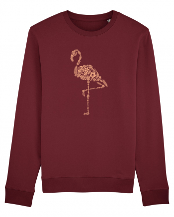 Flower Flamingo Burgundy