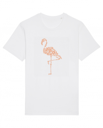 Flower Flamingo White