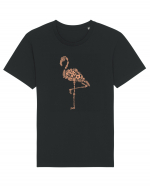 Flower Flamingo Tricou mânecă scurtă Unisex Rocker