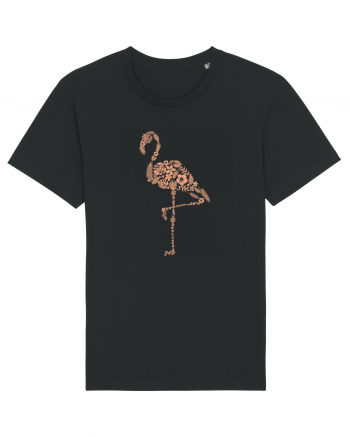 Flower Flamingo Black