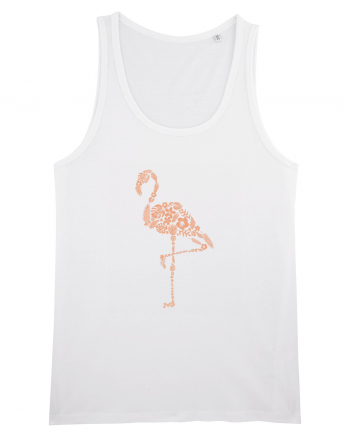 Flower Flamingo White