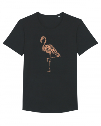 Flower Flamingo Black