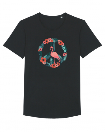 Peace Flamingo Black