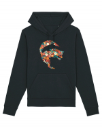 Fox Flower Dolphin Hanorac Unisex Drummer