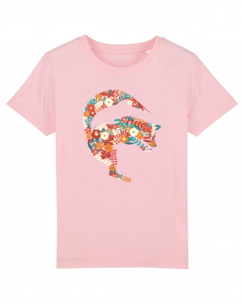 Fox Flower Dolphin Cotton Pink