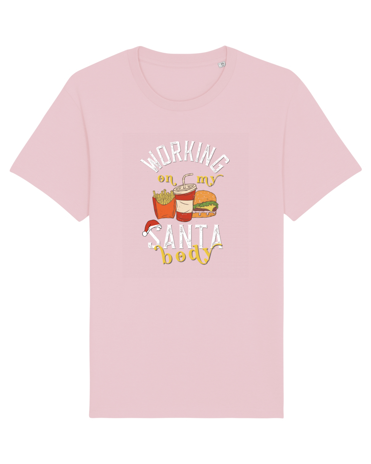 Tricou mânecă scurtă Unisex Rocker Cotton Pink