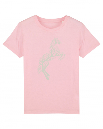 Tree Horse Cotton Pink