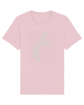 Tree Horse Cotton Pink