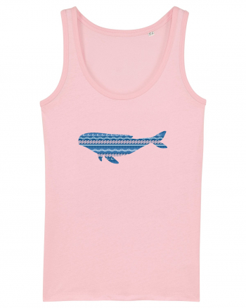 Ceramic Whale Cotton Pink