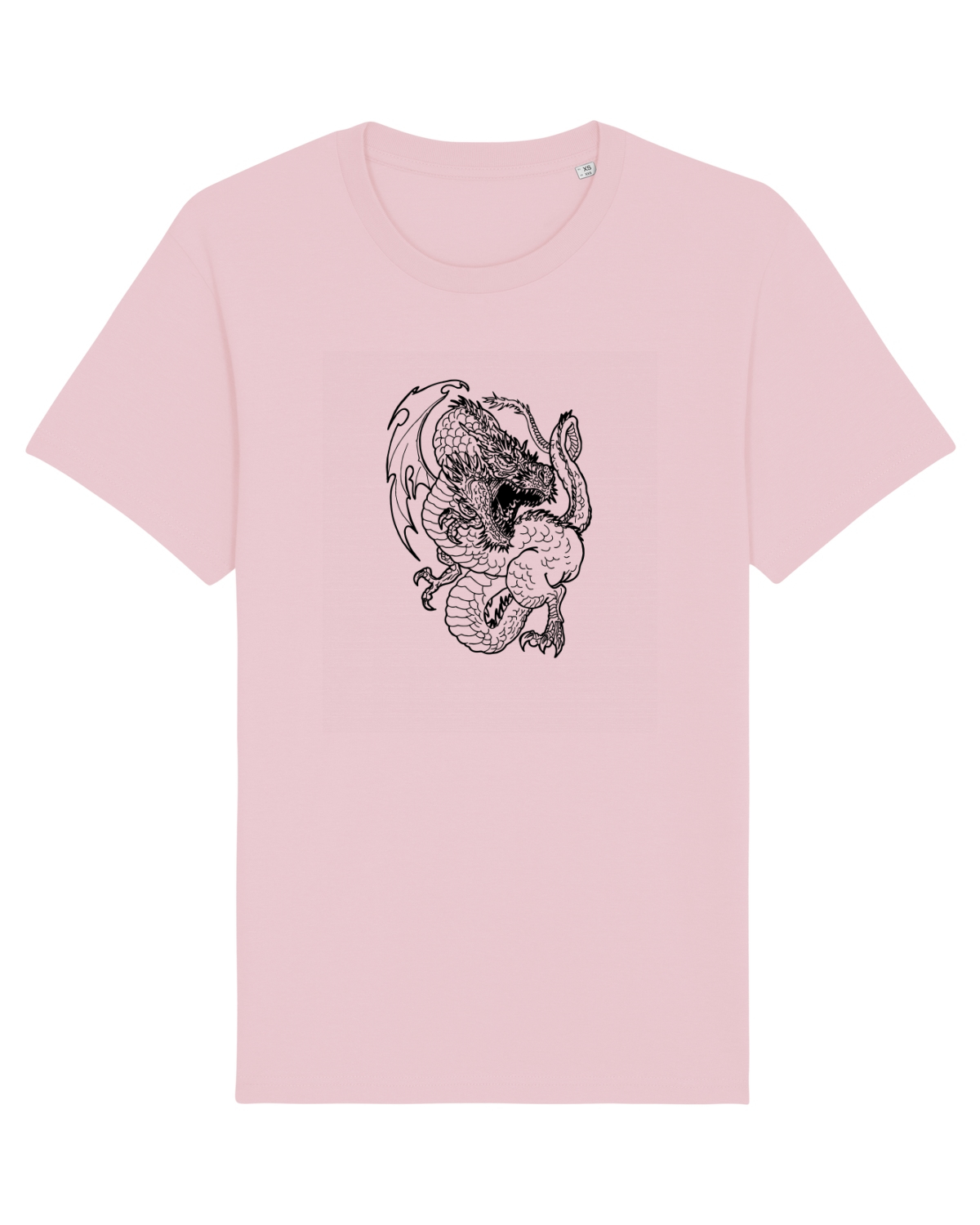 Tricou mânecă scurtă Unisex Rocker Cotton Pink