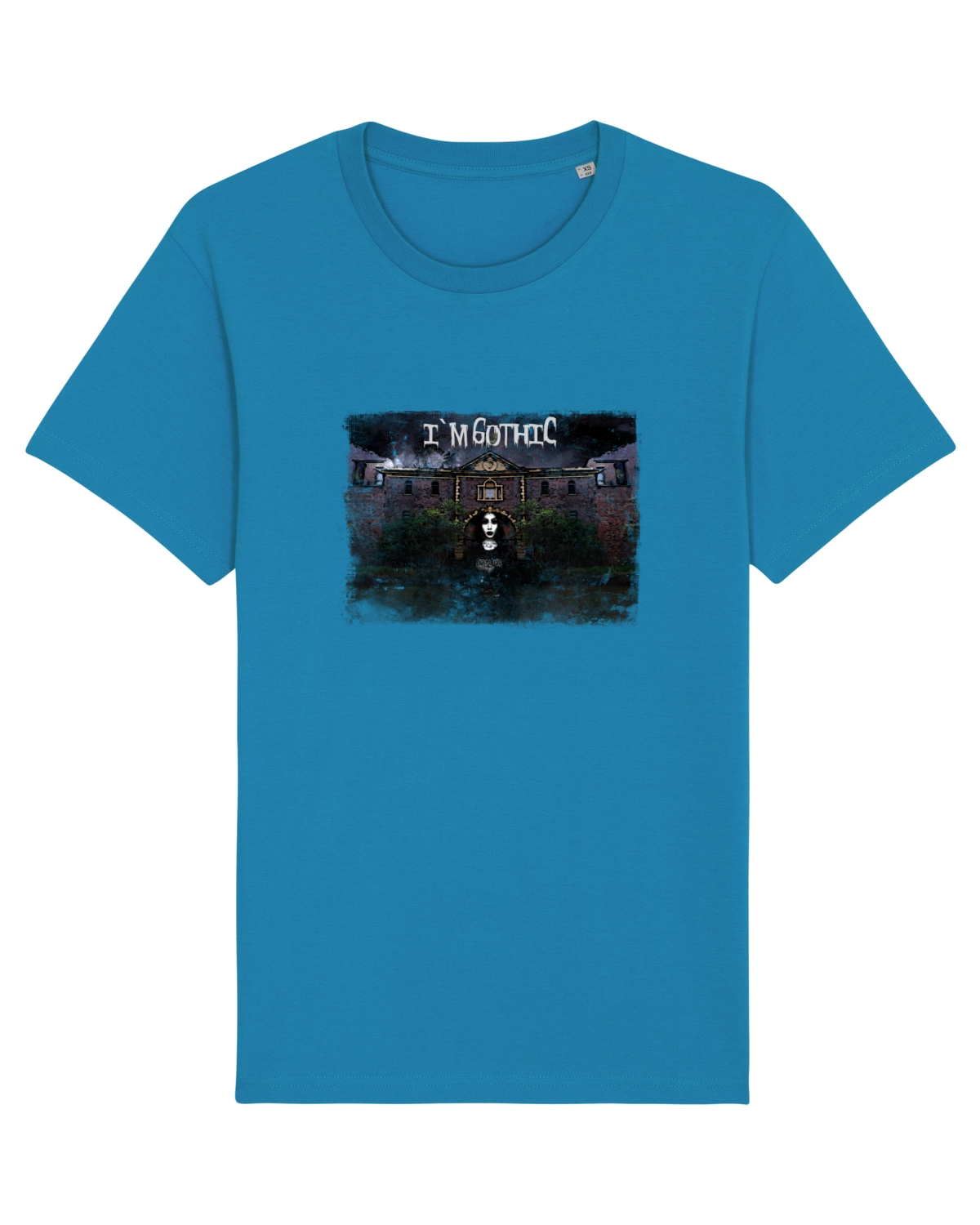 Tricou mânecă scurtă Unisex Rocker Azur