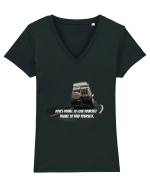 Finding Yourself Tricou mânecă scurtă guler V Damă Evoker
