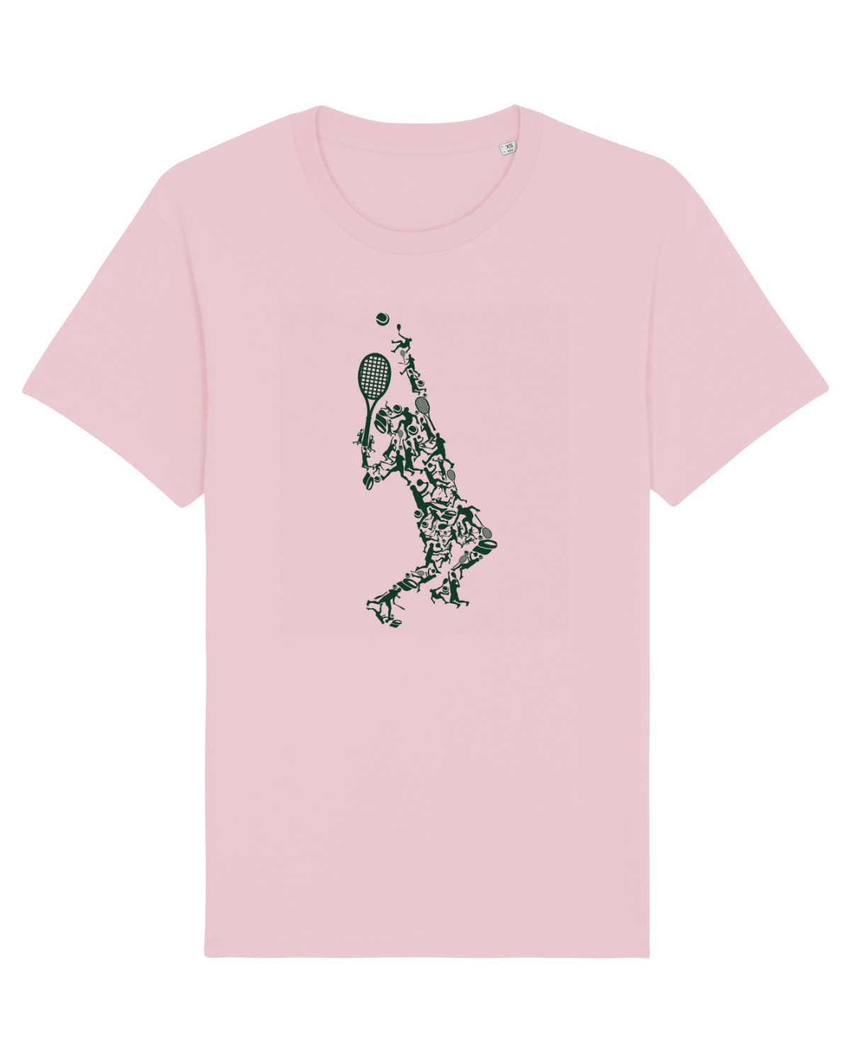 Tricou mânecă scurtă Unisex Rocker Cotton Pink