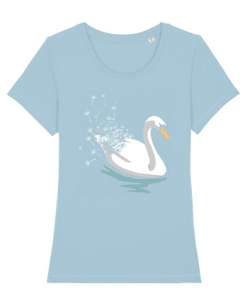 Swan Dandelion Sky Blue