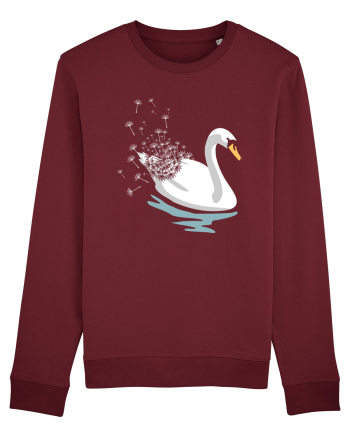 Swan Dandelion Burgundy