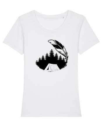 Cu Cortul în Pădure White