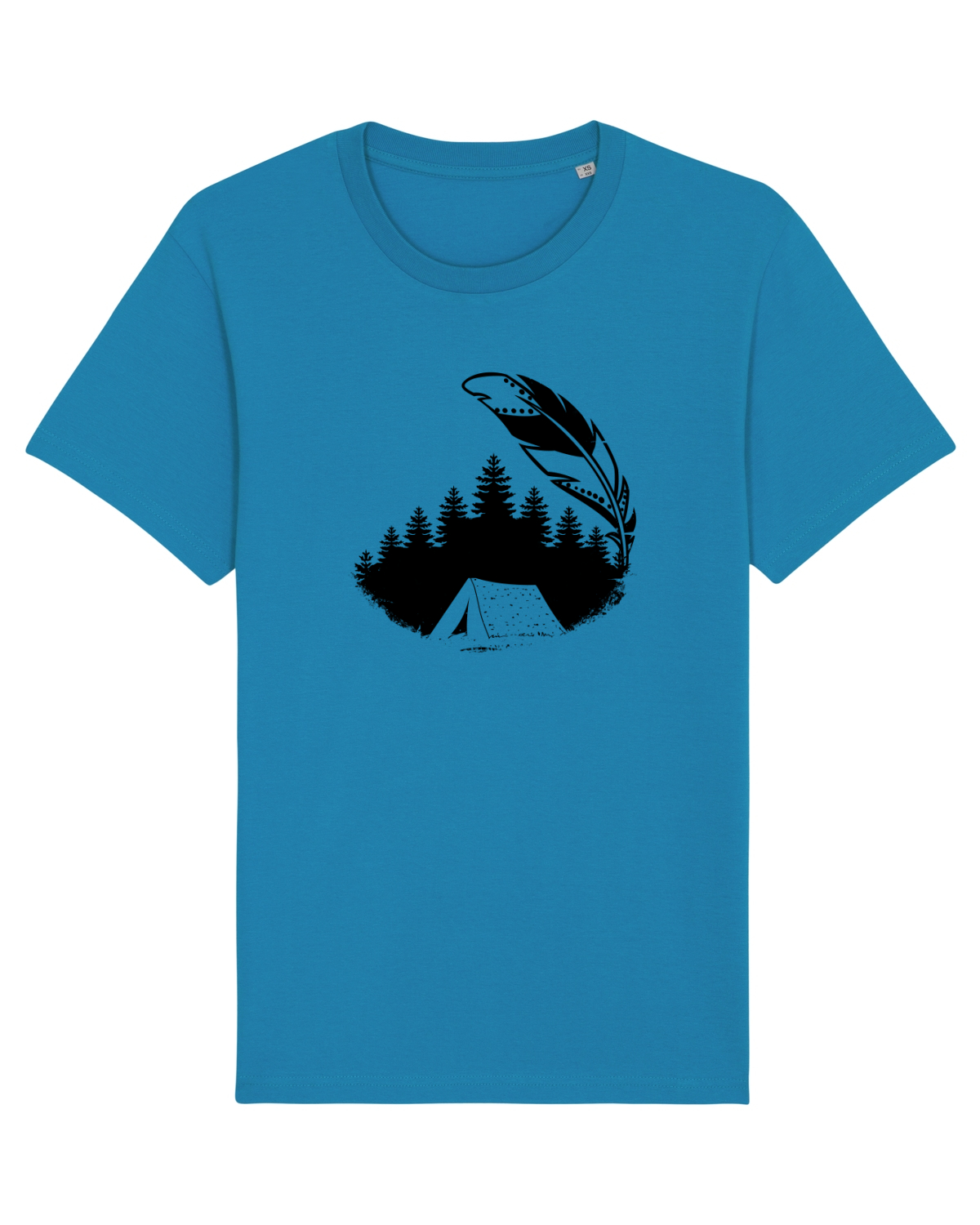 Tricou mânecă scurtă Unisex Rocker Azur