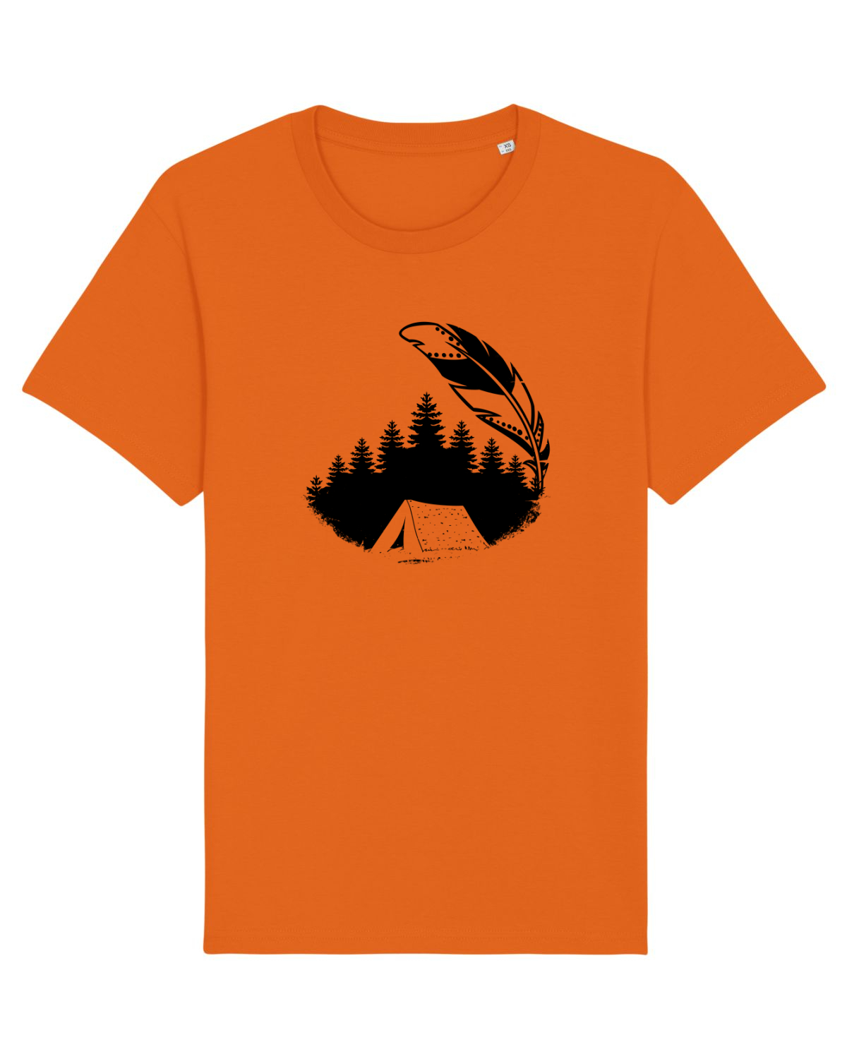 Tricou mânecă scurtă Unisex Rocker Bright Orange