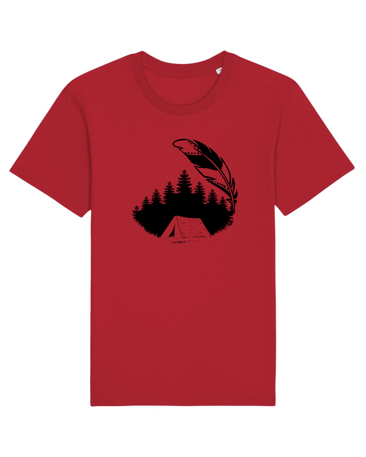 Tricou mânecă scurtă Unisex Rocker Red
