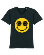 Smile DJ Tricou mânecă scurtă guler V Bărbat Presenter