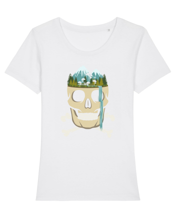 Skull Waterfall White