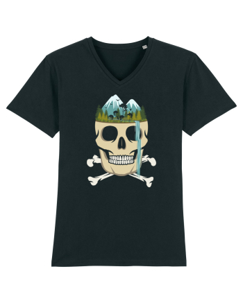 Skull Waterfall Black