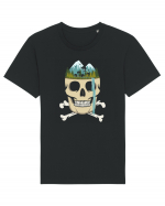 Skull Waterfall Tricou mânecă scurtă Unisex Rocker