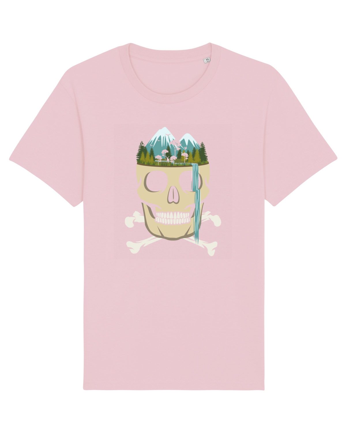 Tricou mânecă scurtă Unisex Rocker Cotton Pink