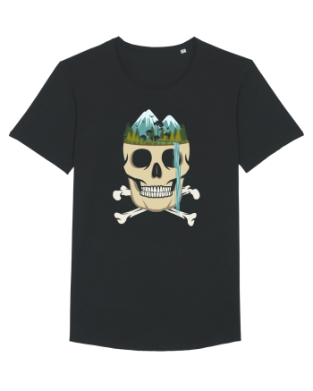 Skull Waterfall Black
