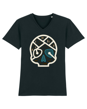 Skull Map Black