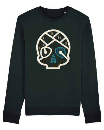 Skull Map Black